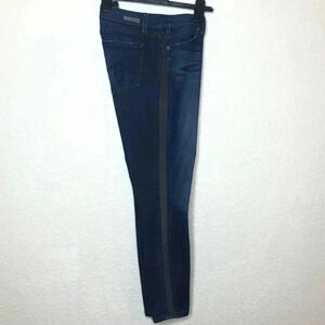 Level 99 Jeans Women Size 30 Tuxedo Skinny Leg Dar Blue